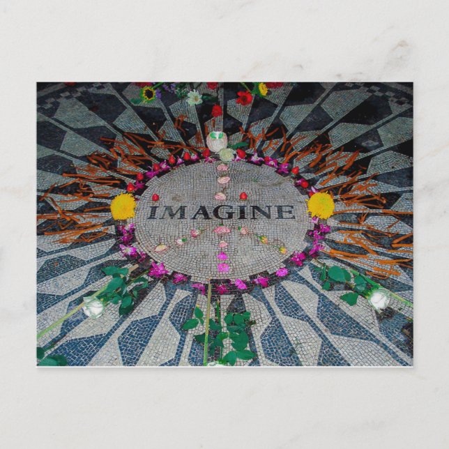 Imagine - Strawberry Fält Vykort (Framsida)