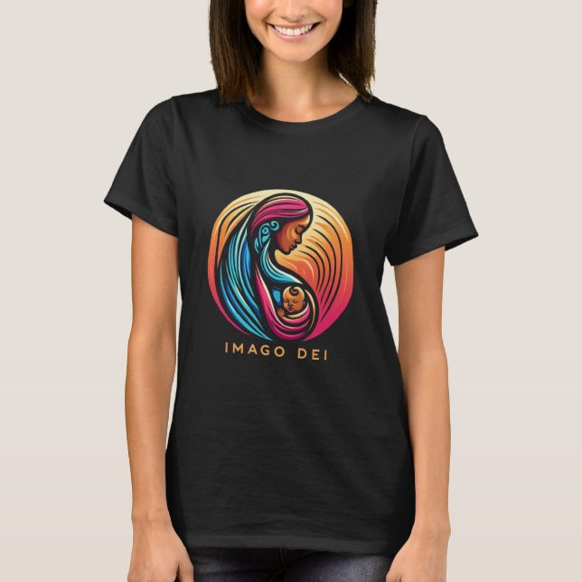 Imago Dei Image of God Women's Basic T-Shirt (Framsida)