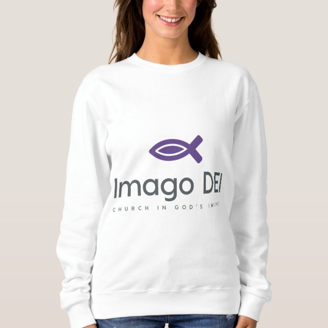 Imago DEI Womens Sweatshirt T Shirt (Framsida)