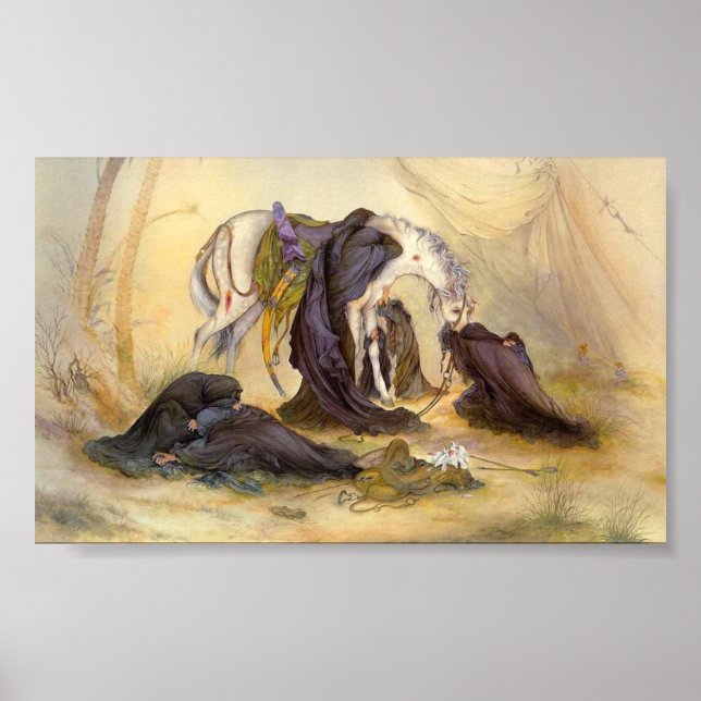 Imam Hussein Tragedy Poster (Framsidan)