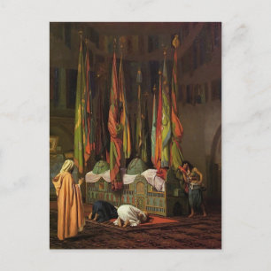 Imam Husseins skal av Jean-Leon Gerome Vykort