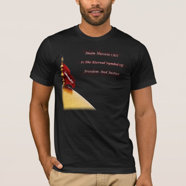 ImamHusseins citationstecken T Shirt (Framsida)