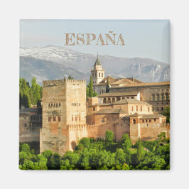 imán Alhambra de Granada en España - Spain Magnet