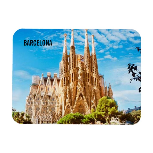 Imán Barcelona Sagrada Família Magnet (Horisontell)