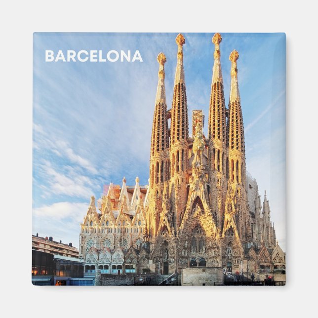 IMAN BARCELONA SAGRADA FAMILIA MAGNET (Framsidan)