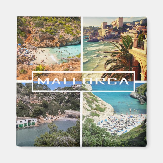 imán calas y playas de Mallorca - Majorca Magnet (Framsidan)