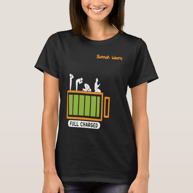 Iman Charge Islamic Muslim T Shirt (Framsida)