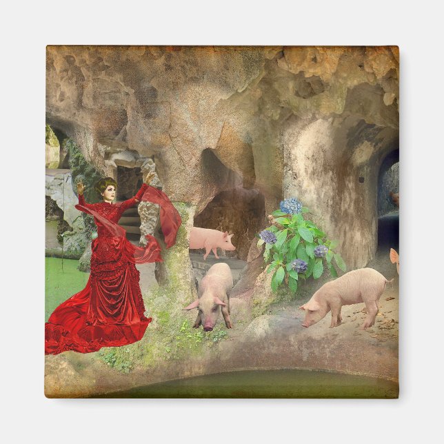 Imán Circe na Quinta da Regaleira Magnet (Framsidan)