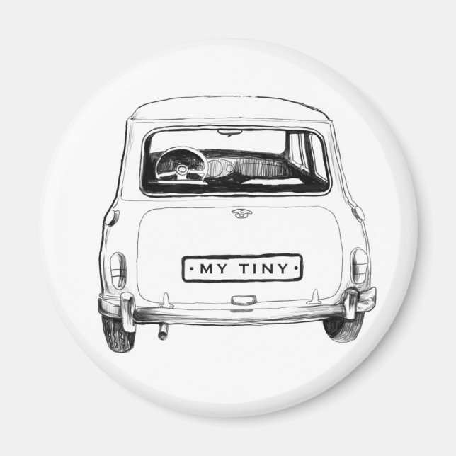 Imán Coche inglés clásico Magnet (Framsidan)