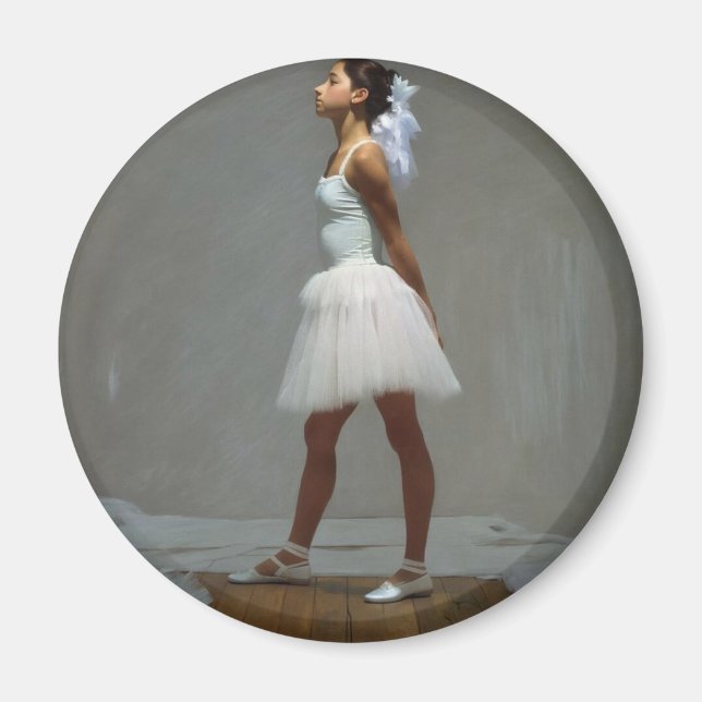 Iman con Bailarina inspirada por Degas Magnet (Framsidan)