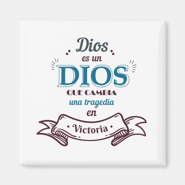 Imán Cuadrado Decorativo Magnet (Framsidan)