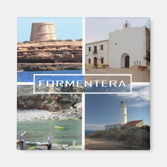 imán de Formentera en las Islas Baleares Magnet (Framsidan)