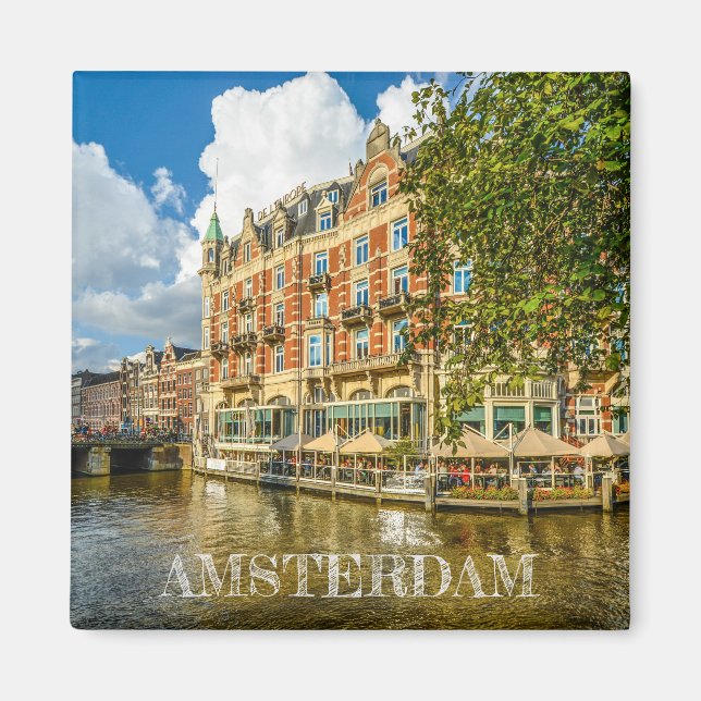 imán de la ciudad de Amsterdam en Paises Bajos Magnet (Framsidan)
