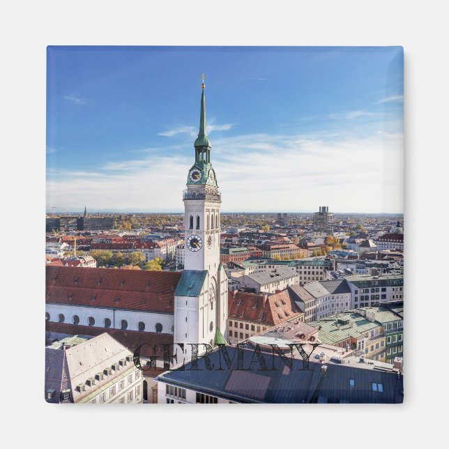 imán de la ciudad de Munich en Alemania Magnet (Framsidan)