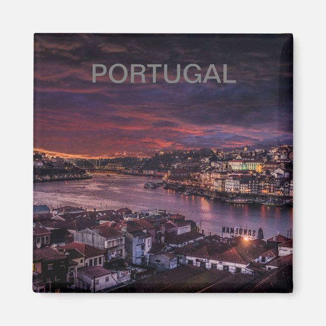 imán de la ciudad de Porto en Portugal Magnet (Framsidan)