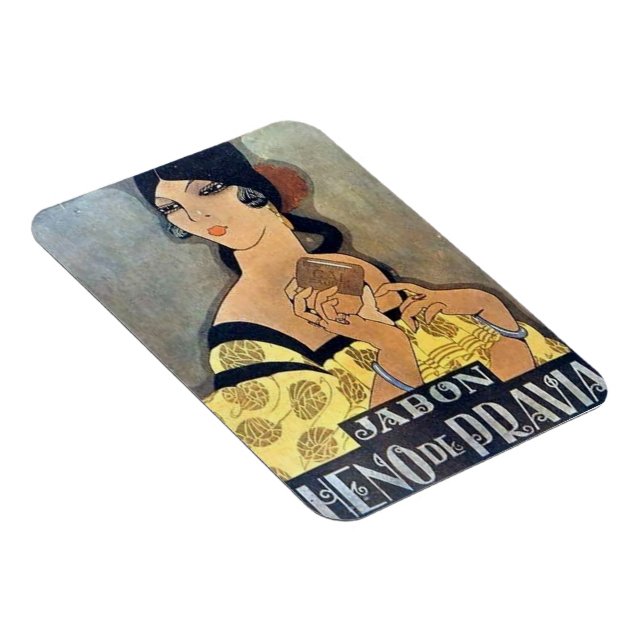 Iman de Nevera Anuncio Jabones Vintage Magnet (Högersidan)
