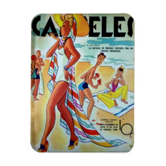 Iman de Nevera Cuba Vintage Bella Playa Cubana Magnet