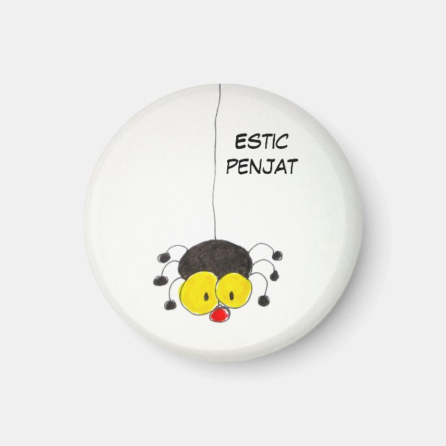 Iman "estic penjat". magnet (Framsidan)