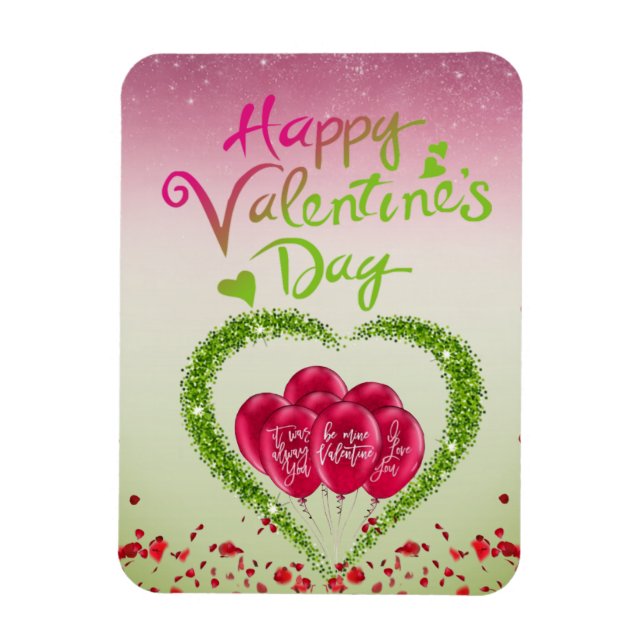 Imán Fleán San Valentín con corazón Magnet (Vertikal)