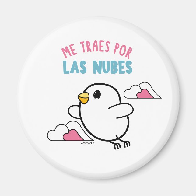 Imán Mostropi│ Me traes por las nubes Magnet (Framsidan)