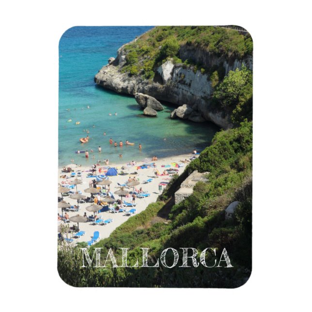imán rectangular Calas de Mallorca - Majorca Magnet (Vertikal)