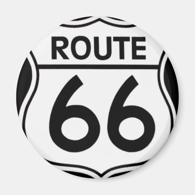 Iman "ROUTE 66" Magnet (Framsidan)