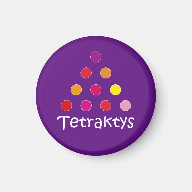Imán Tetraktys Magnet (Framsidan)