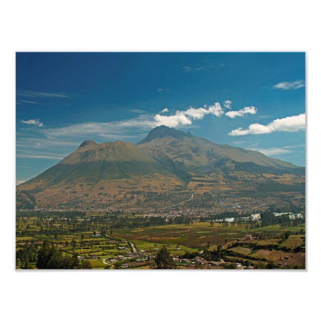 Imbabura vulcano fototryck (Framsidan)