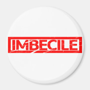 Imbecile Frimärke Magnet