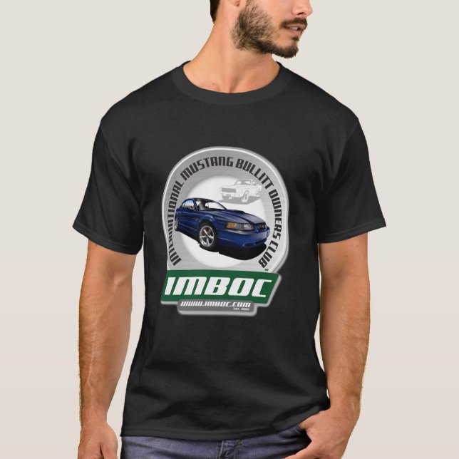 IMBOC '01 True Blue (Manar) - Svart T-Shirt (Framsida)
