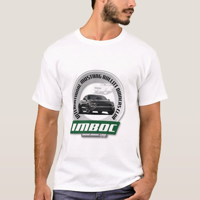 IMBOC '19 Black (Manar) - White T-Shirt (Framsida)