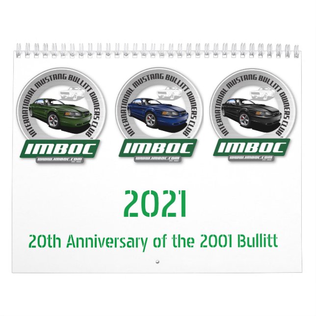 IMBOC 2021 01 Bullitt 20:e årsdagen Kalender (Omslag)