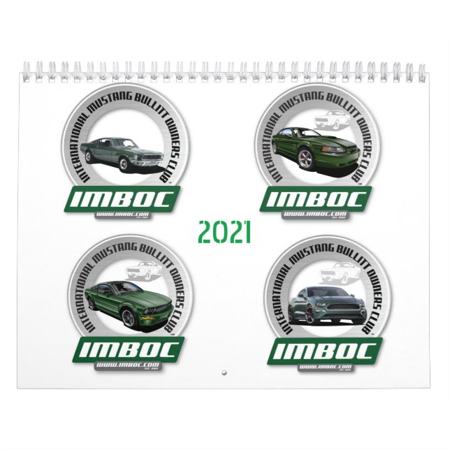 IMBOC 2021 Standard Calendar Kalender (Omslag)