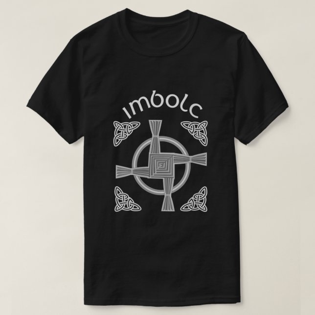 Imbolc Celtic St Brigids Kor Irish Gaelic Kristus T Shirt (Design framsida)