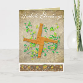 Imbolc Hälsning Helgkort