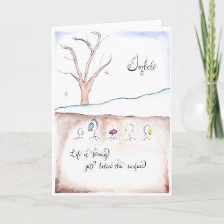 Imbolc hälsningkort kort