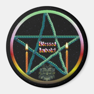 Imbolc Pentacle Magnet
