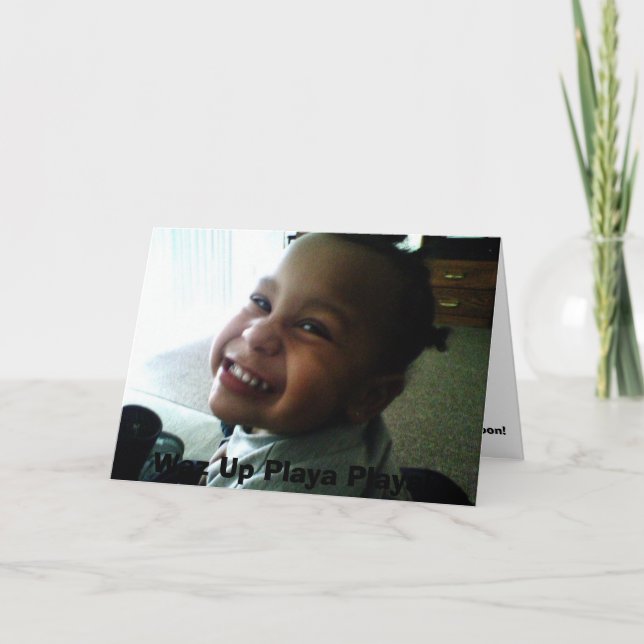 IMG00186 [1], Waz upp Playa Playa! Kort (Framsida)