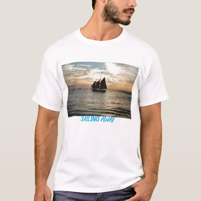 IMG0, SEGEL FÖR ATT KOMMA BORT T SHIRT (Framsida)