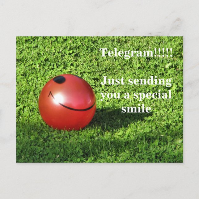 IMG_0530, Telegram!!!!Skickar bara ett diagram til Vykort (Framsida)