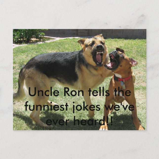 IMG_2252, Farbror Ron säger att vi... Vykort (Framsida)