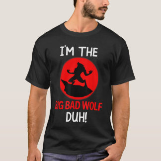 Imhe Dåliga Varg Duh Kostym Rolig DIY Halloween Fe T Shirt