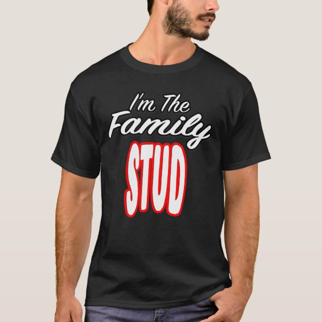 Imhe Familj Stud Fantastisk Presentidé Män Kvinnor T Shirt (Framsida)