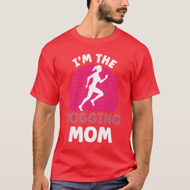 Imhe Jogger Mamma Mor Running Springer Boy T Shirt (Framsida)