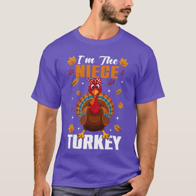 Imhe Nieceurkey Family Matching Happyhanksgiving f T Shirt (Framsida)