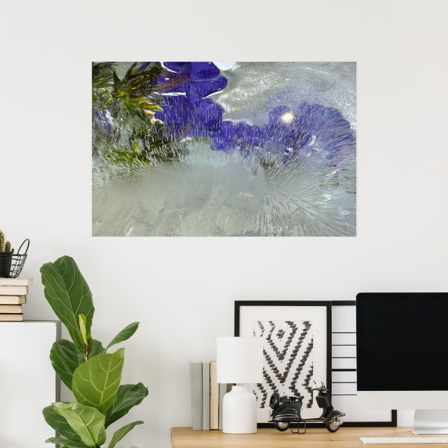 Imiderade Blommar Poster (Hemmakontoret)