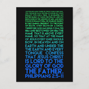 Imitate Kristus Humility Philippians 2:5-11 Vykort