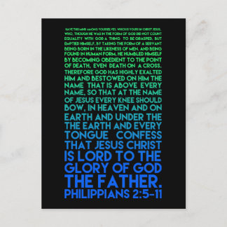 Imitate Kristus Humility Philippians 2:5-11 Vykort
