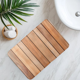 Imitation Trälist Badrumsmatta