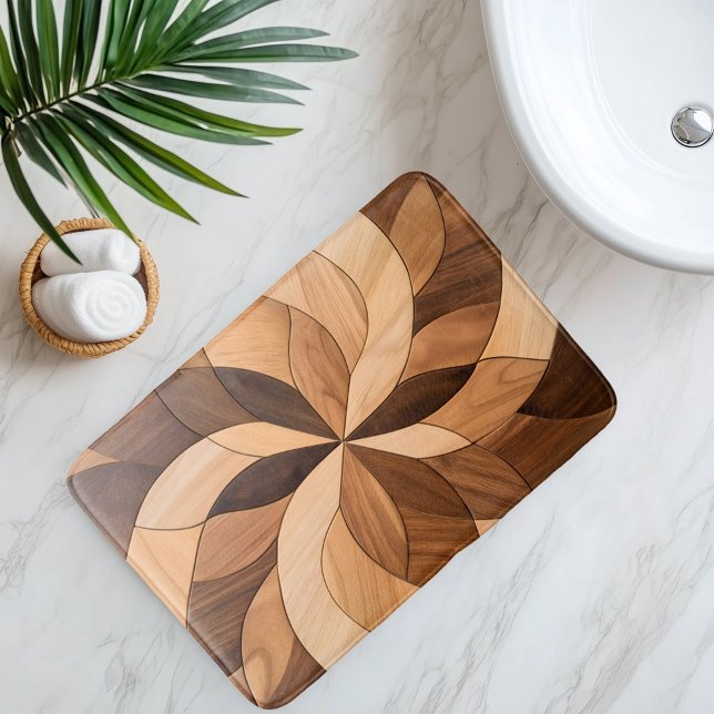 Imitation Träplattor Badrumsmatta (Skapare uppladdad)